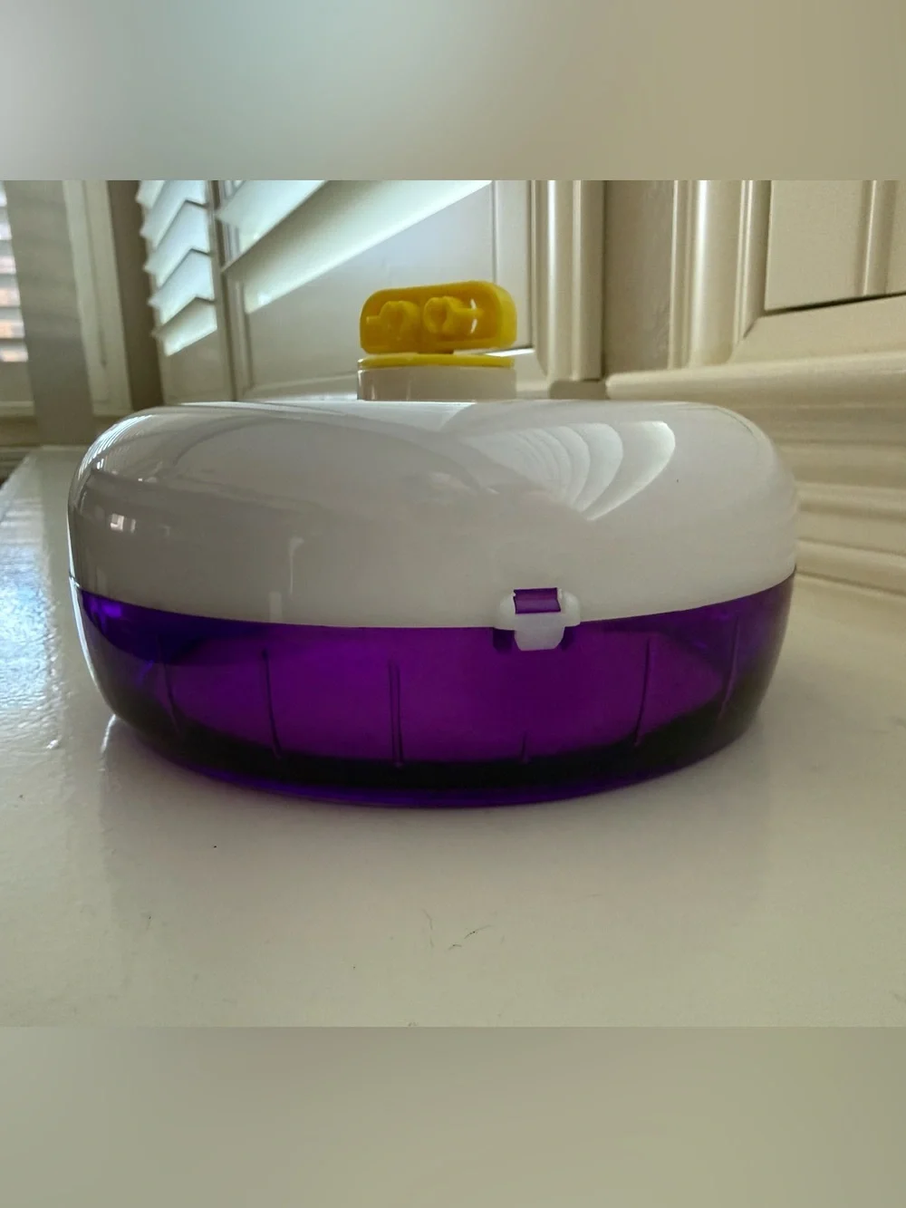 New Kaytee Purple & White Hamster Wheel